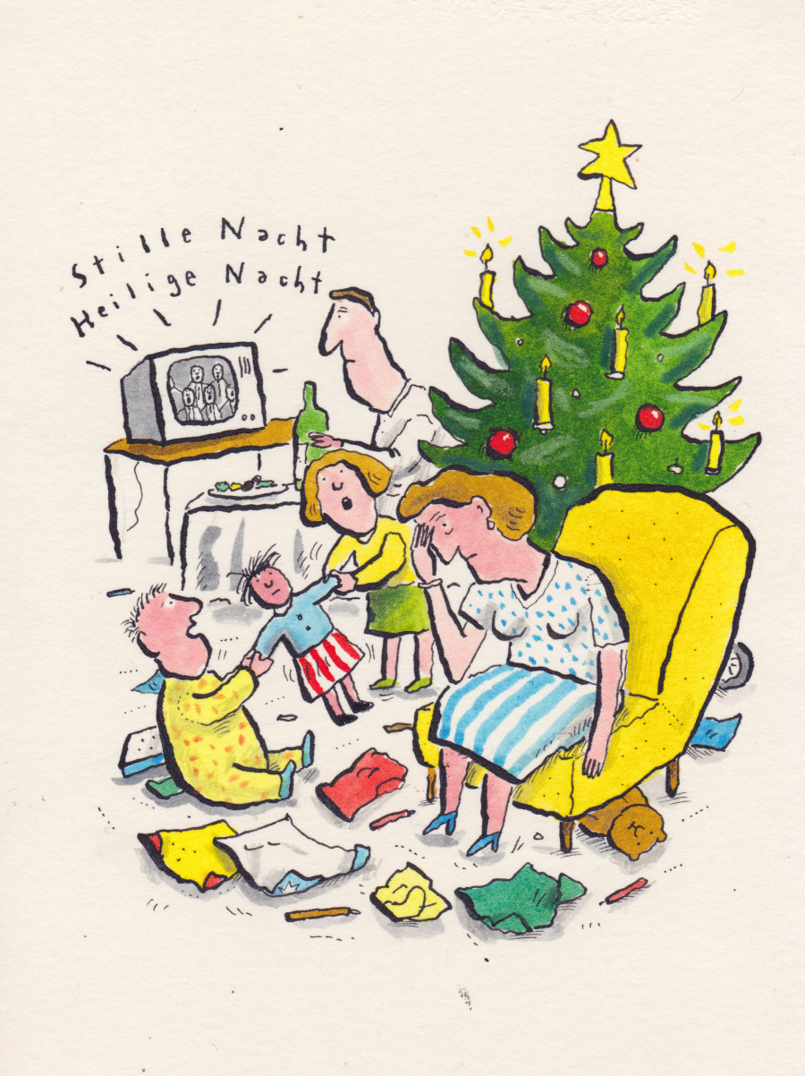 Twelfth day of Christmas illustration